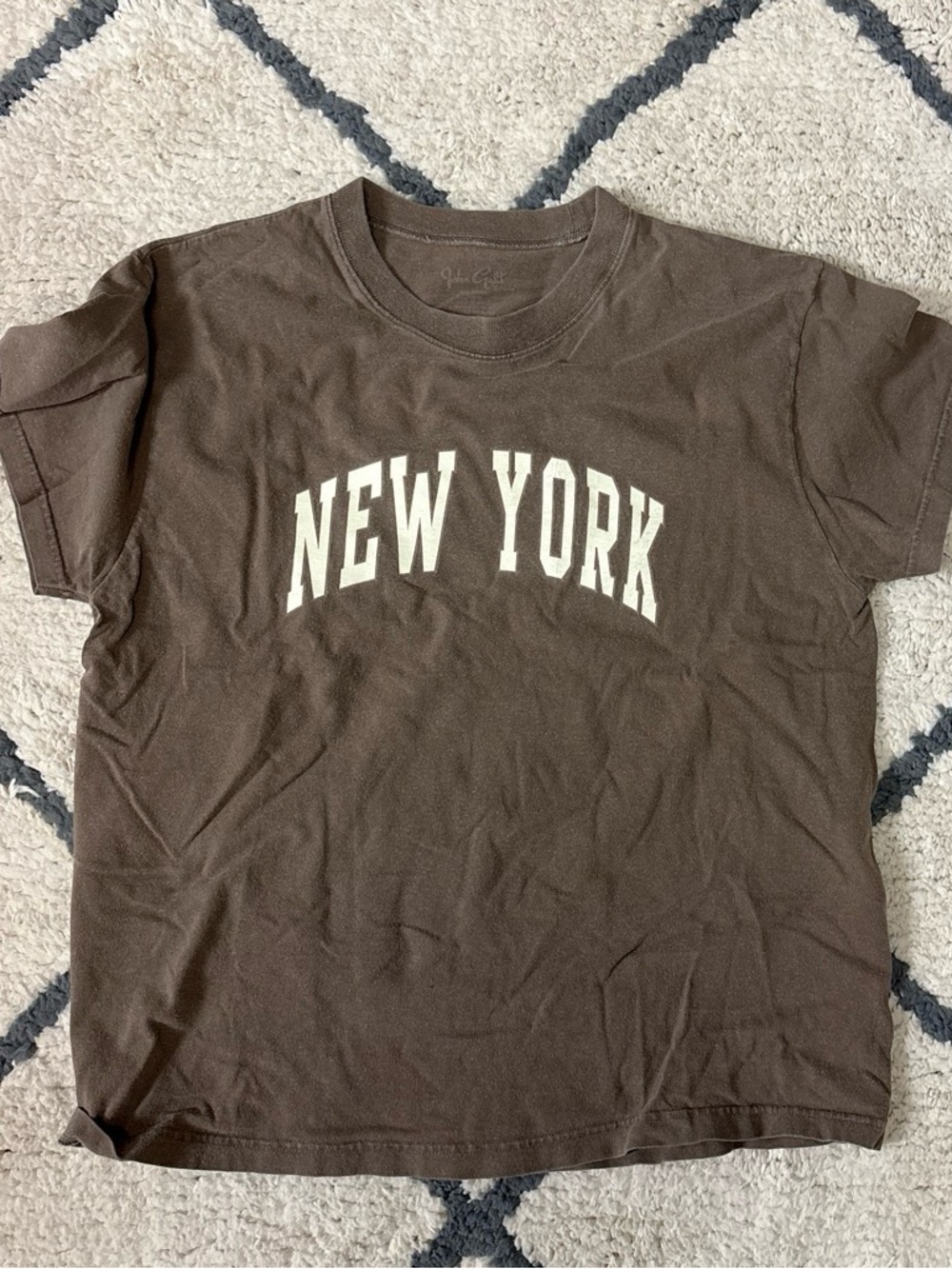 PacSun NEW YORK Brown Graphic T-Shirt
